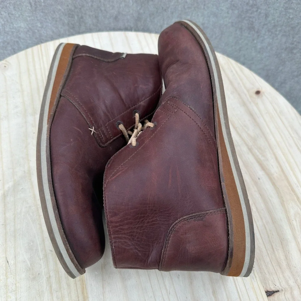 Hari Mari Nokona Canyon Boot Mens 10.5 Brown Leather Chukka Collaboration HM105